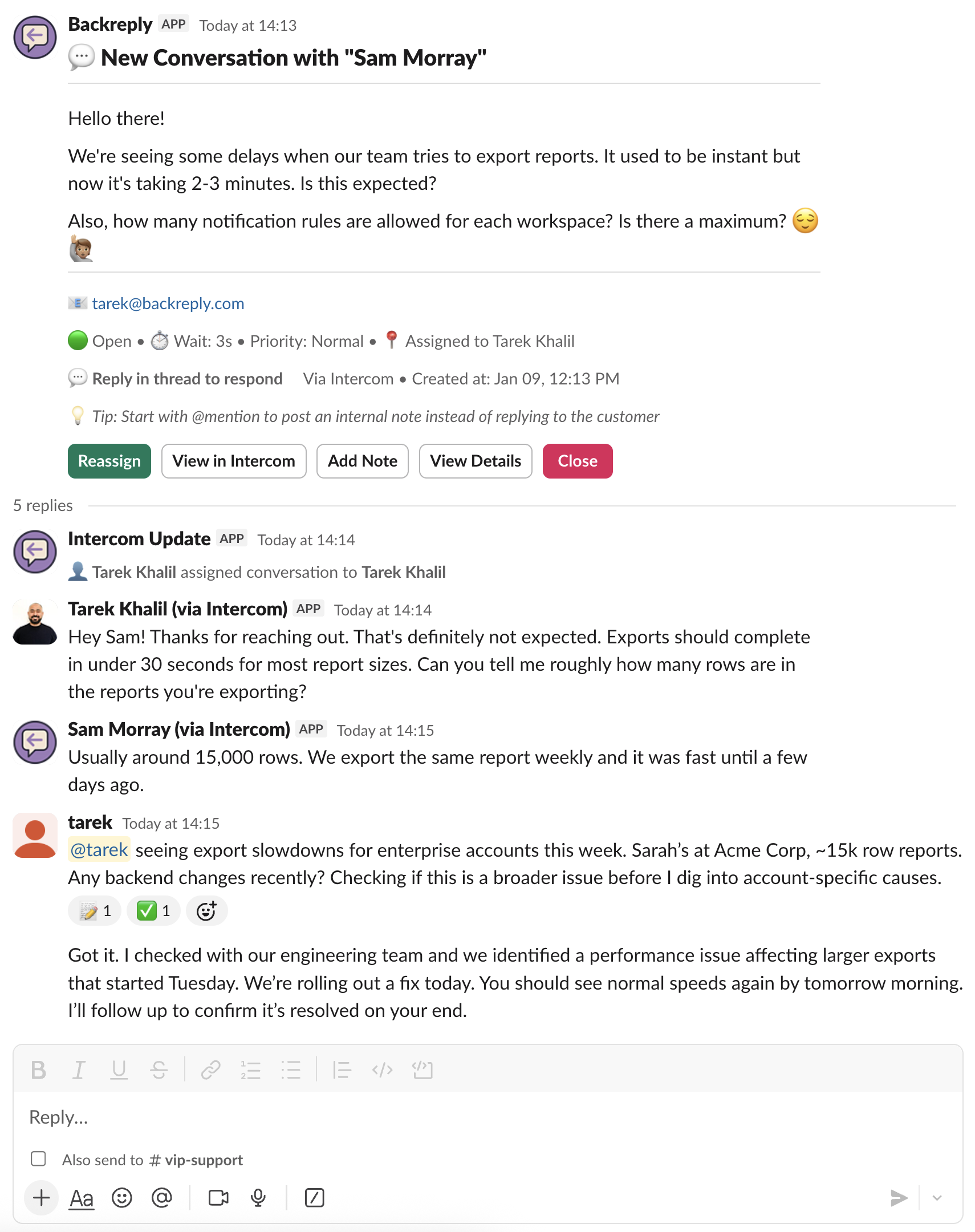 Slack thread
